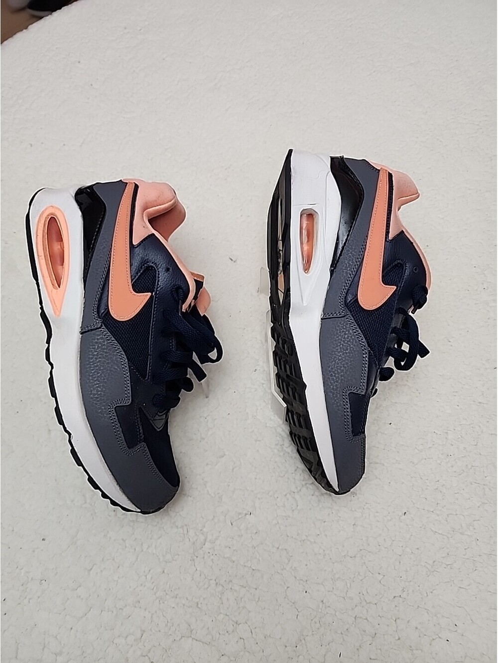 NIB Nike Air Max St Navy/Orange Casual Running Shoe 705003-401 Women’s 8.5 Uk6